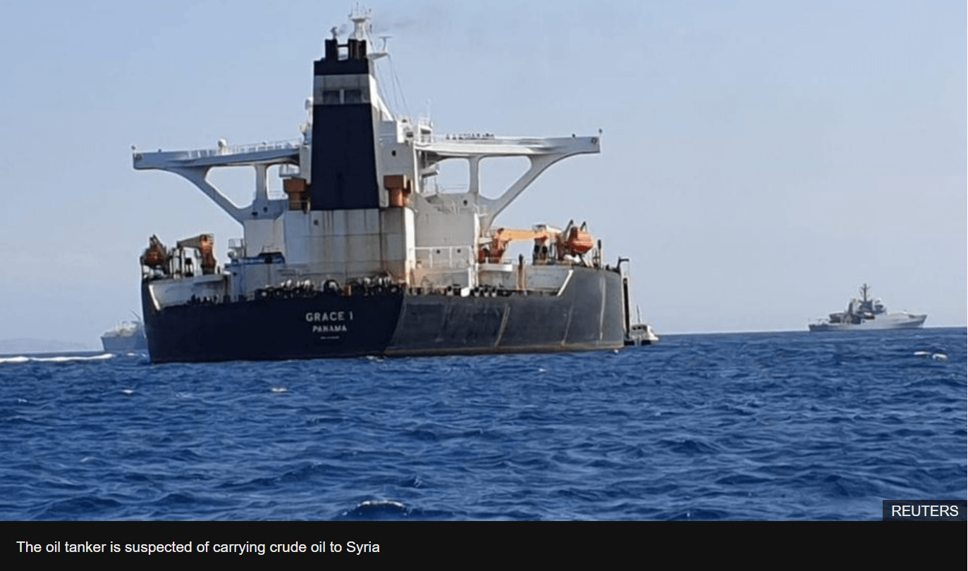 Royal Marines Seize Iranian Oil tanker - Report By Enchanted Lifepath