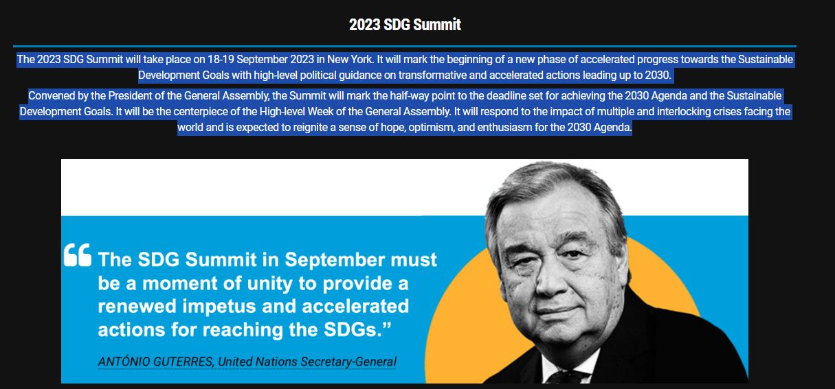 2023 SDG Summit