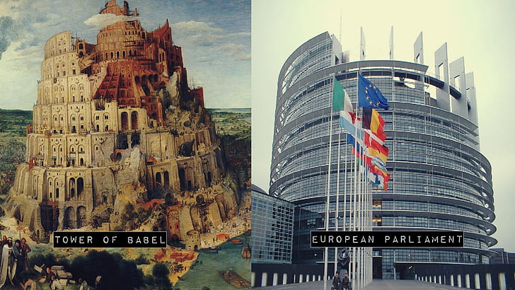 Tower of Babel and the European Parliament